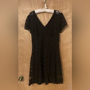 Women’s Black Lace Dress, with lining.
